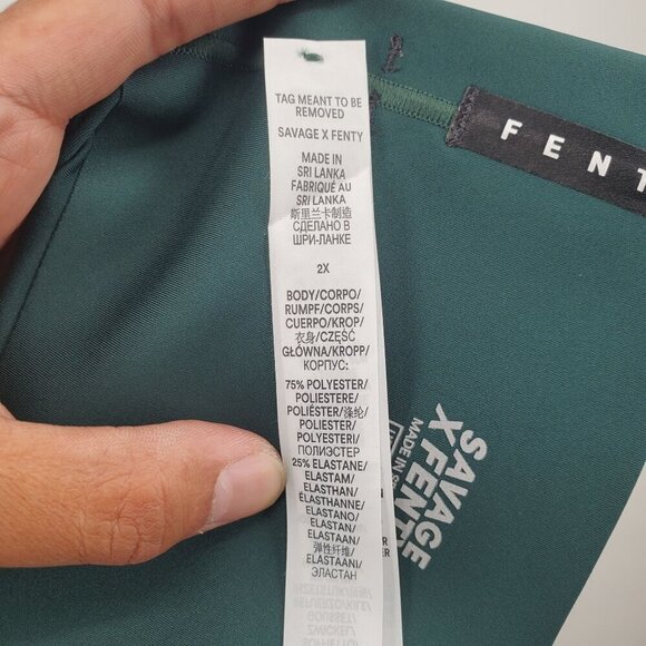 Savage x Fenty Hotline Waist Legging Women Size Plus 2X NWT Full Length - Picture 9 of 16